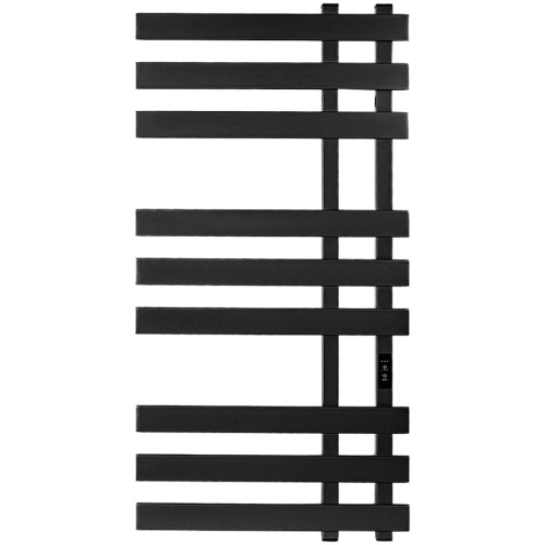 Электрический полотенцесушитель Stout Neosoul quadro 100*50 черный матовый