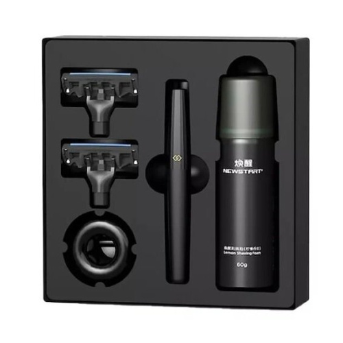 Набор для бритья Xiaomi Lemon Razor H303-5 Black Набор для бритья Xiaomi Lemon Razor H303-5 Black