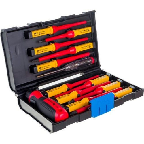 Набор диэлектрических отверток для точных работ Hoegert Technik HT1S997 13 предметов