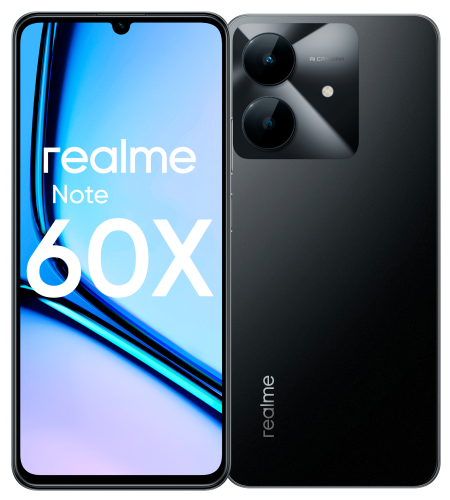 Смартфон Realme Note 60X 3/64 Гб Lte Marble Black Смартфон Realme Note 60X 3/64 Гб Lte Marble Black