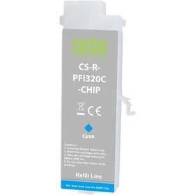 Картридж струйный Cactus CS-R-PFI320C-Chip PFI-320C голубой 260мл для Canon imagePrograff TM-200/200MFP/205/300/300MFP/305/250/255/350/355 с чипом