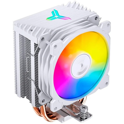 Кулер JONSBO CR-1400 E ARGB White LGA1851/1700/1200/115X/AM5/AM4 (TDP 160W, PWM, 92mm ARGB LED Fan, 4 тепловые трубки, 4-pin, белый) Retail