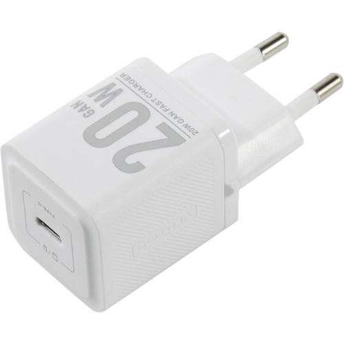 Сетевое зарядное устройство Vention FEPW0-EU на 1 порт USB С GaN 20W Белый