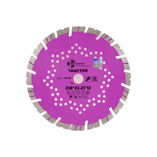 Диск алмазный отрезной TRIO-DIAMOND Tractor TR706 230x22,2312