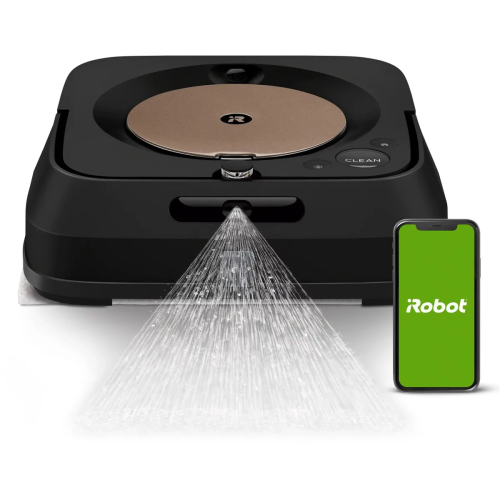 Робот-пылесос iRobot Braava Jet M6, 50Вт, черный/черный M613240