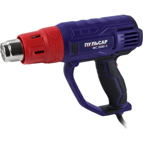 Строительный фен ПУЛЬСАР ФС 2000-3 (кейс + 4 насадки) (792-537)