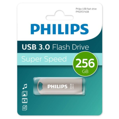 USB-флешка PHILIPS FM25FD165B/97 256GB Iron 3.0 256GB, USB 3.0