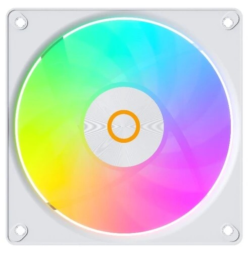 Вентилятор Ocypus Gamma F12 Elite WH ARGB 3 in 1, 120x120x25mm, 4-Pin PWM, 600-1800 RPM, 26 DBA Max, Hydro Bearing