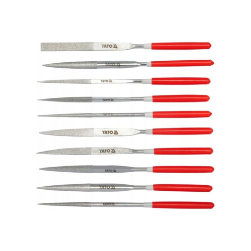 Набор надфилей YATO YT-6151 алмазные 4x160x50мм 10пр.
