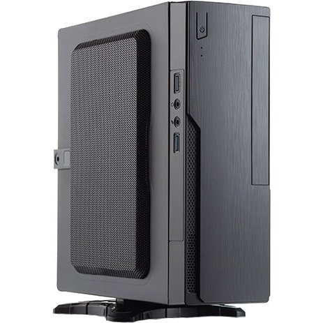 Корпус Foxline FL-BQ5-FLX220-U32 mITX, 1x5.25EXT(slim), 1x2.5INT, 2xUSB3.0, HDA, 1x40fan, w/220W TFX PSU, Tool-Free, w/1.2m EU pwr cord