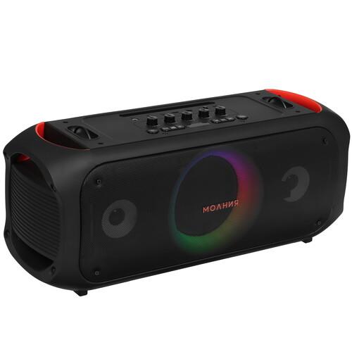 Портативная аудиосистема Урал Молния 7500, черный