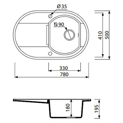 Кухонная мойка Marmorin Otago 505 113 001 Safari