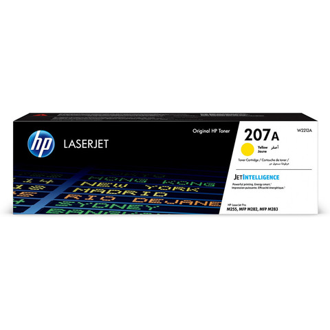 Картридж лазерный HP 207A W2212A желтый (1250стр.) для HP M255/MFP M282/M283