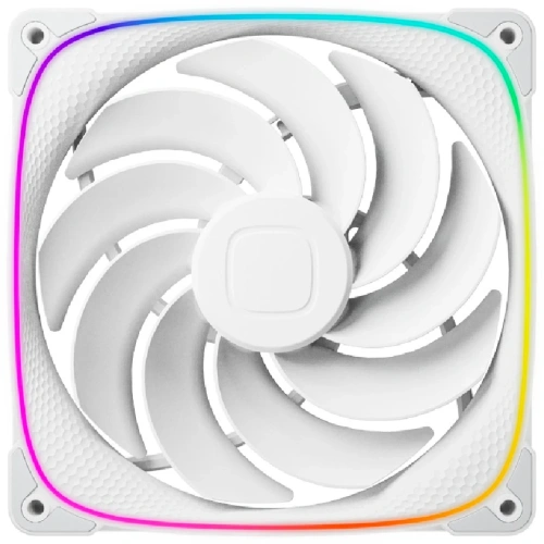 Вентилятор Geometric Future Squama 2503RW-14 Reverse White (1F2503R114100) / 140mm, PWM, 2100 RPM, 71.80 CFM, 34.0 dBA, 5V ARGB