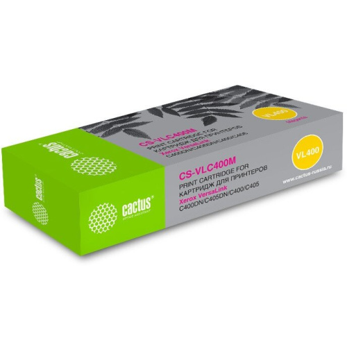 Картридж лазерный Cactus CS-VLC400MRU 106R03535 пурпурный (8000стр) для Xerox VersaLink C400DN/C405DN/C400/405/C400N/C405N/
