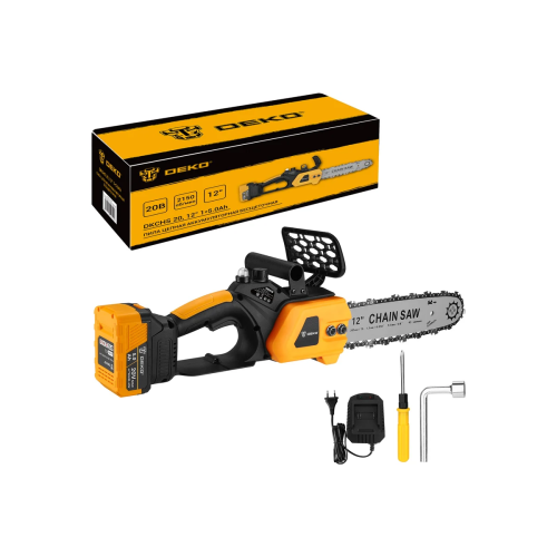 Цепная пила электрическая Deko DKCHS 20-12 с акк и ЗУ (085-2001)