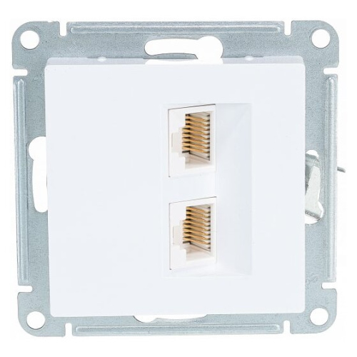 Розетка компьютерная Schneider Electric AtlasDesign ATN000185 Белый Розетка компьютерная Schneider Electric AtlasDesign ATN000185 Белый