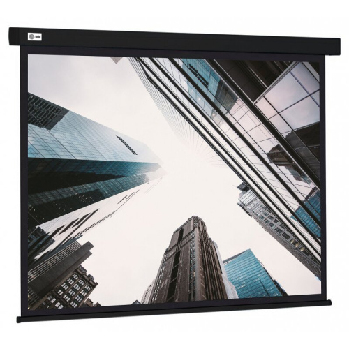 Экран Cactus CS-PSW-152X203-BK Wallscreen настенно-потолочный рулонный черный