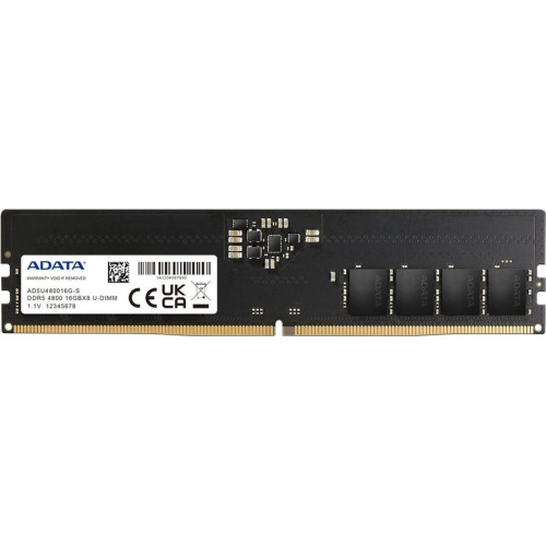 ОЗУ ADATA AD5U480016G-S 16GB DDR5 4800 UDIMM, CL40, 1.1V
