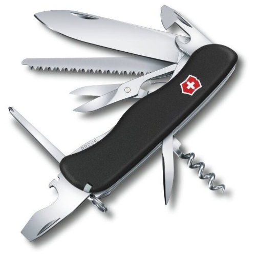 Нож перочинный Victorinox OUTRIDER (0.8513.3) 111мм 14функций черный