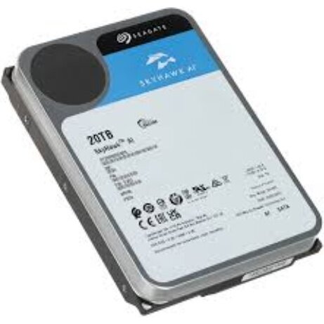 HDD Seagate SkyHawk AI Surveillance ST20000VE003 3.5" 20TB SATA 6Gb/s, 7200rpm, 512MB, MTBF 2.5M