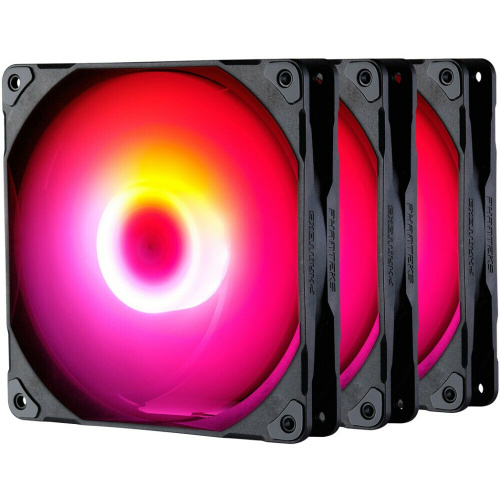 Комплект вентиляторов PHANTEKS M25 DRGB Black (PH-F140M25_DRGB_PWM_BK01_3P_RU) (3шт.) 140x140x25мм (PWM, 400-1800 об/мин, 36.57dBa)
