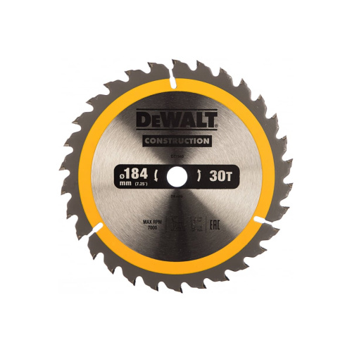 Диск п/п DEWALT DT1940-QZ 184x16x30