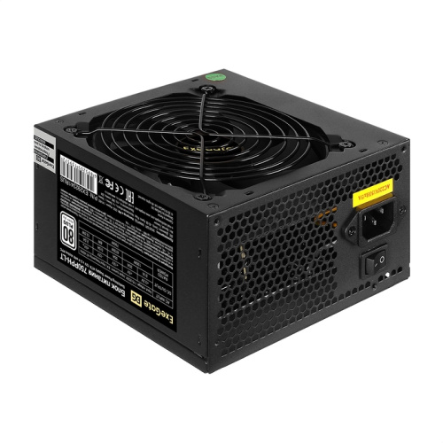 Блок питания Exegate 750PPH-LT-OEM EX292341RUS-OEM 750W 80 Plus (ATX, APFC, КПД 82проц. (80 Plus), 12cm fan, 24pin, 2x(4+4)pin, 4xPCI-E)