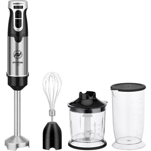 Блендер Hyundai HYB-H3935 черный/серебристый
