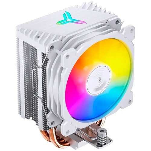 Кулер JONSBO CR-1400 E ARGB White LGA1851/1700/1200/115X/AM5/AM4 (TDP 160W, PWM, 92mm ARGB LED Fan, 4 тепловые трубки, 4-pin, белый) Retail
