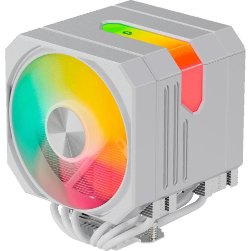 Кулер upHere UP2TC6C White ARGB / 6HPx6mm, 265W TDP, dual tower, 2x120mm ARGB fans, 600-1650RPM, 68 CFM, 25dBA