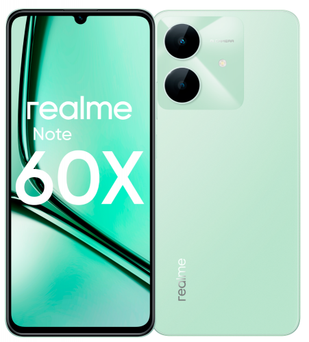 Смартфон Realme Note 60X 3/64 Гб Lte Зеленый Смартфон Realme Note 60X 3/64 Гб Lte Зеленый