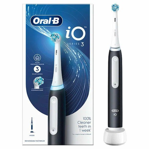 Электрическая зубная щетка Oral-B IO3S/BL черный