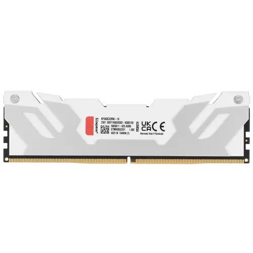 ОЗУ Kingston Fury Renegade KF564C32RW-16 DDR5 - 1x 16ГБ 6400МГц, DIMM, White, Ret