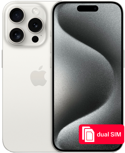 Смартфон Apple Iphone 15 Pro 128Gb Dual Sim Белый Титан