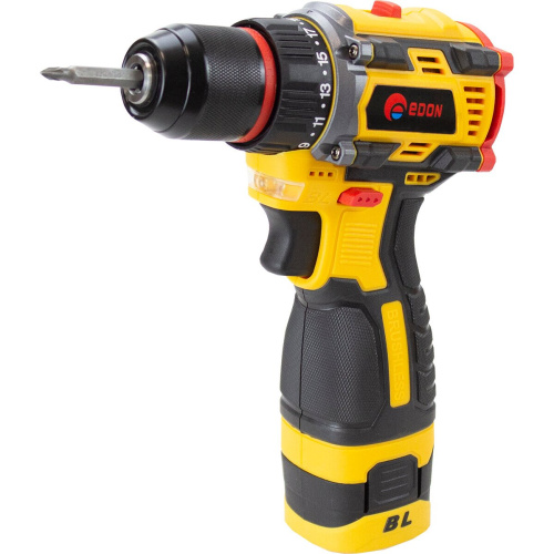 Дрель-шуруповерт EDON AD-16BL черный/желтый 24891