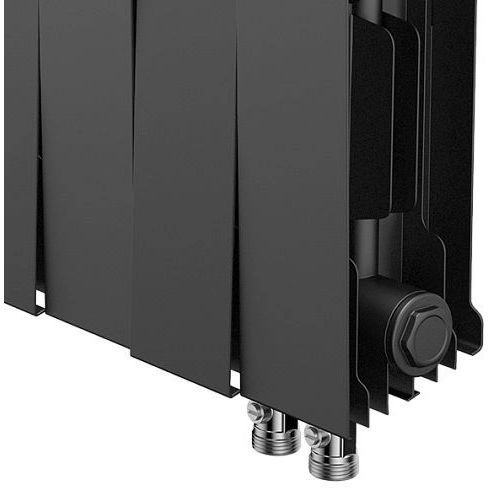 Биметаллический радиатор отопления Royal Thermo PianoForte 200 VR80-18 секц. черный