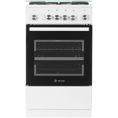 Газовая плита De Luxe 5040.30Г (КР) ЧР белый