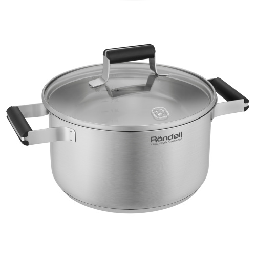 Кастрюля Rondell Bayoneta RDS-1807 3.1л с крышкой стальной
