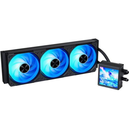 СВО XASTRA Octant LC360 ARGB BK Intel LGA LGA1851/1700/1200/115X/AM5/AM4 (4" LCD IPS screen, 3x120 ARGB FDB fan,TDP 315W, black