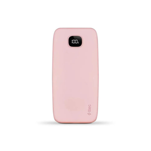 Внешний аккумулятор TTEC 2BB209TP ChargeUp Pro LCD 10000mAh PD 20W Powerbank Pink