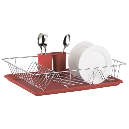 Сушилка для посуды ZEIDAN Z-1169 красная Сушилка для посуды ZEIDAN Z-1169 красная
