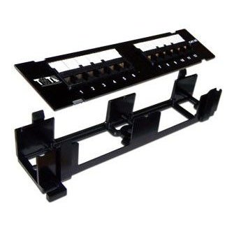 Патч-панель Lanmaster TWT-PP12UTP-H 10" 1U 12xRJ45 кат.5e UTP