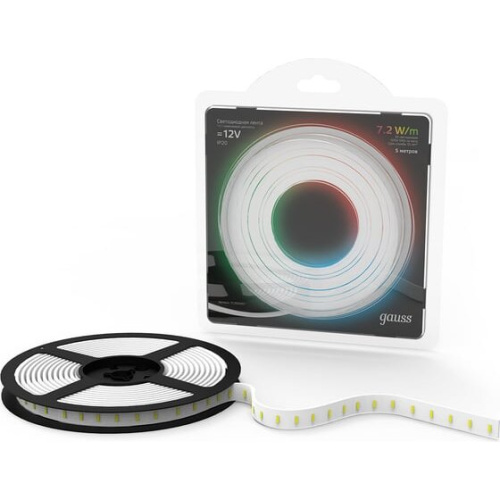 Светодиодная лента GAUSS SMD 312000407 36Вт 5м Светодиодная лента GAUSS SMD 312000407 36Вт 5м