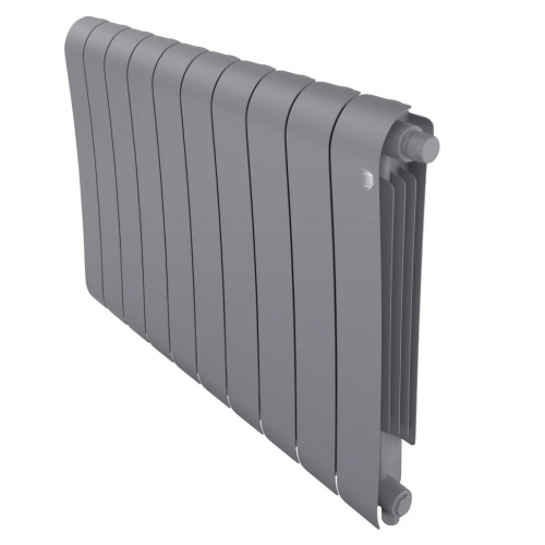 Биметаллический радиатор отопления  Royal Thermo Infinity 500 Vr80 10 Секций Silver Satin