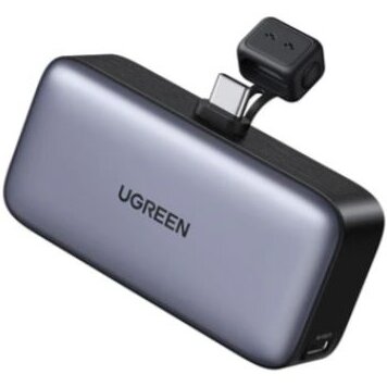 Внешний аккумулятор UGREEN PB503 (35338) 5000mAh Mini USB-C PD 20W Gray