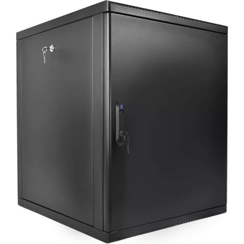 Шкаф коммутационный ЦМО ШРН-М-12.650.1-9005 настенный 12U 600x650мм черный