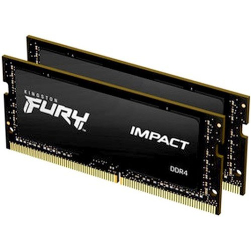 ОЗУ Kingston 16GB 3200MHz DDR4 CL20 SODIMM (Kit of 2) Fury Impact KF432S20IBK2/16