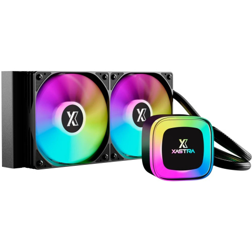 СВО XASTRA LP240 ARGB BK Intel LGA LGA1851/1700/1200/115X/AM5/AM4 (2x120, ARFB fan and Pump, TDP 265W, black) RET