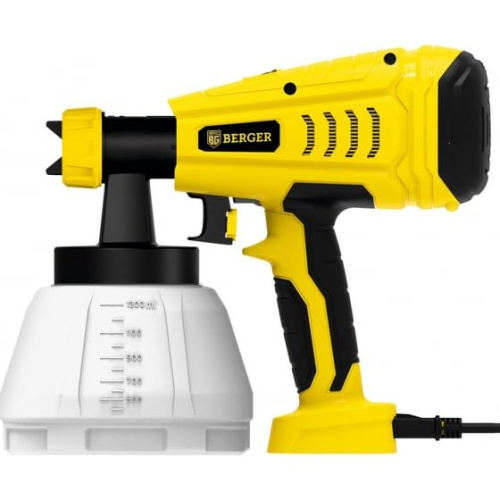 Краскопульт электрический BERGER BG1413 универсальный Малер 550ВТ 1.2 л/мин